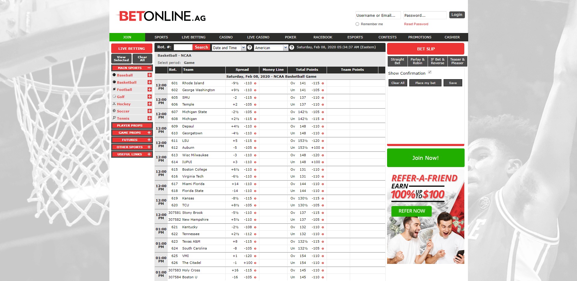 BETONLINE Preview
