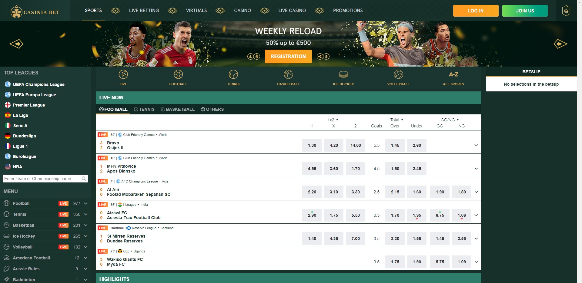 CASINIABET Preview