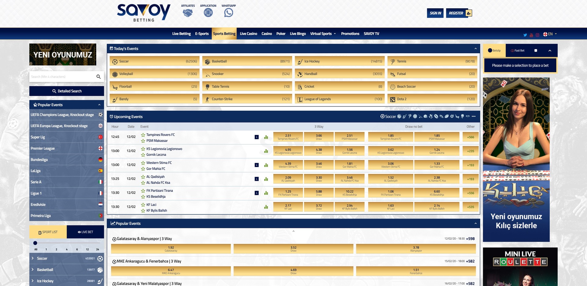 SAVOYBETTING Preview