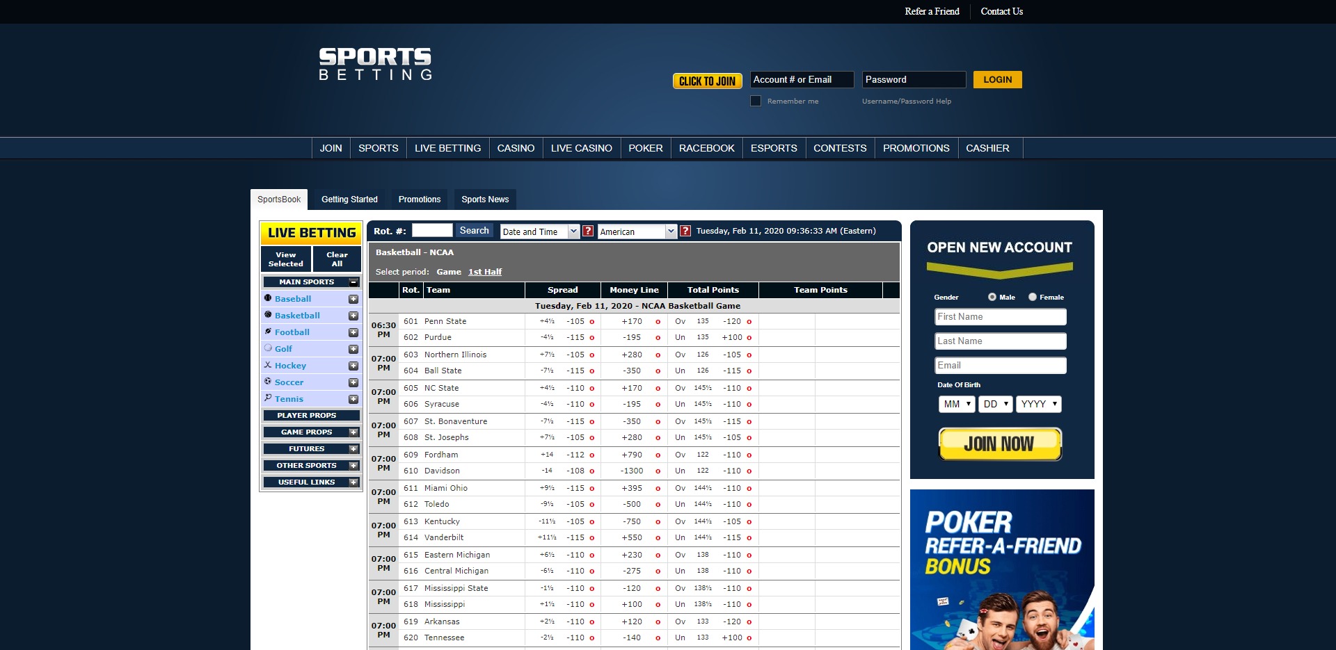 SPORTSBETTING.AG Preview